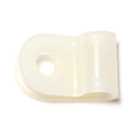 Midwest Fastener Cable Clip, Nylon, Natural, 1/2 in L, 15 PK 64206
